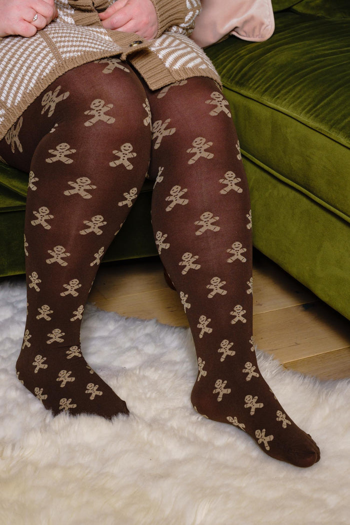 120 Denier Tights - Can't Catch Me - Hot Chocolate