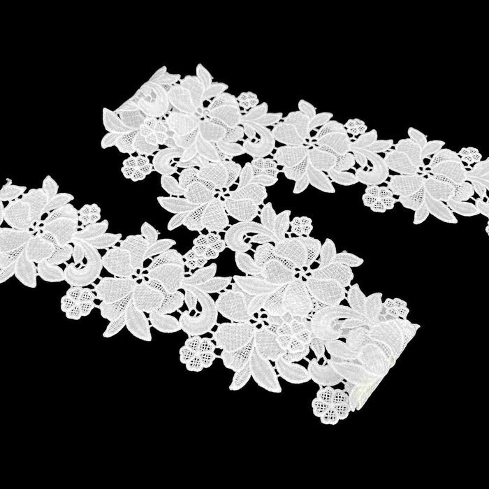 2 Meter | Wildflower Vine Spun Poly Lace | 2.7 Inch | SKU-K2/729
