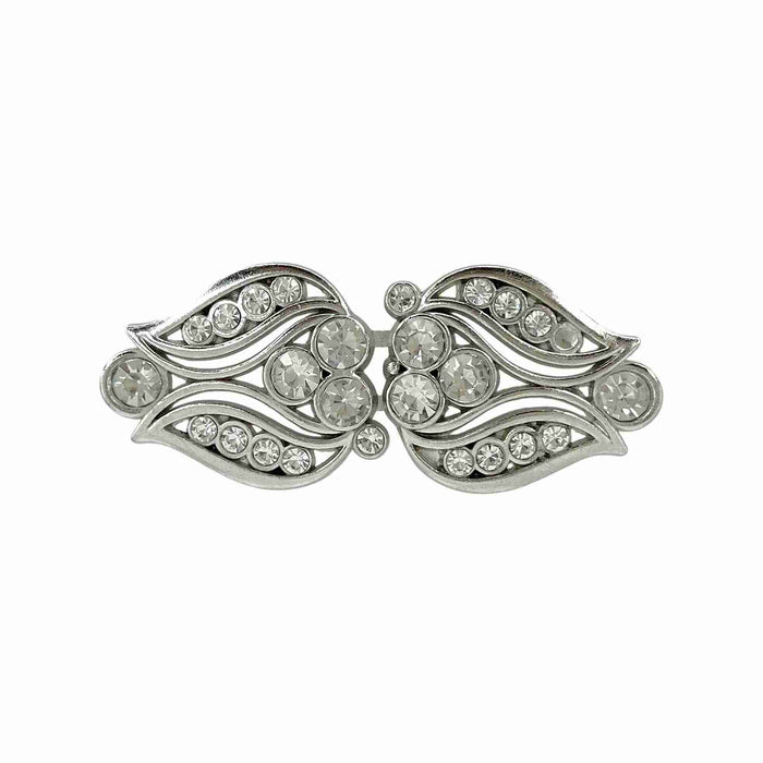 2 Pair | Art Deco-inspired or floral/leaf-shaped Frog Closure Buttons