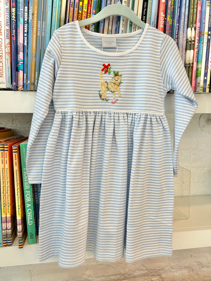 Squiggles - L/S Knit Dress - Kitty's Christmas