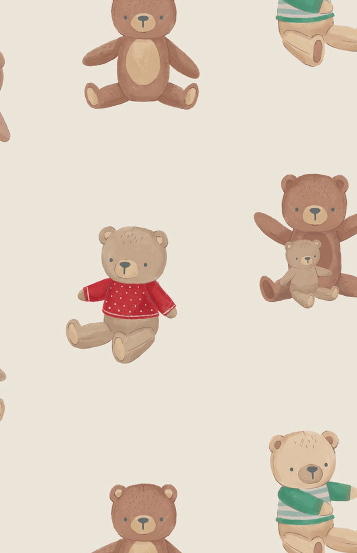 Angel Dear - 2 Way Zipper Romper - Teddy Bears