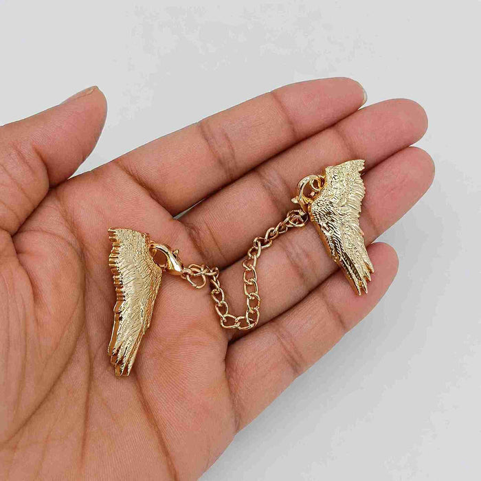 Angel Wing Collar Pin
