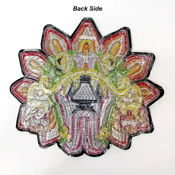 Aztec Sun Emblem Dragon Patch