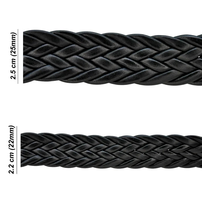 Braided Leather Lace Tape