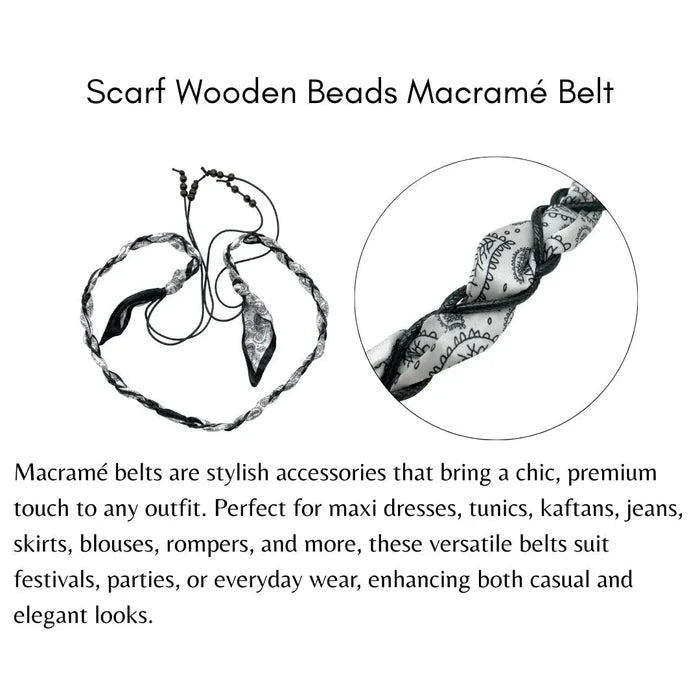 Braided Scarf Belt
