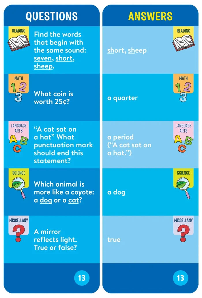 Brain Quest Smart Cards - 1st Grade