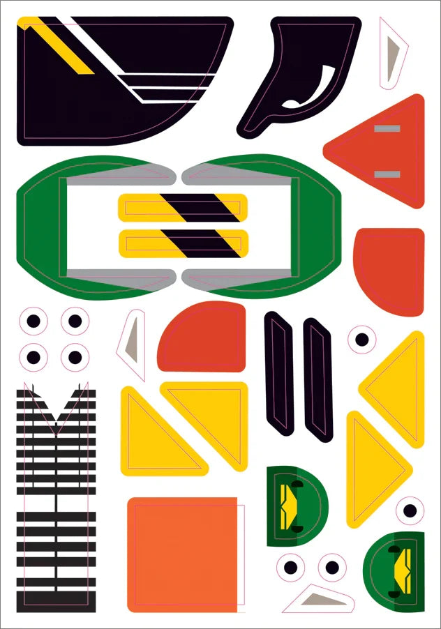 Charley Harper's Sticky Birds: An Animal Sticker Kit