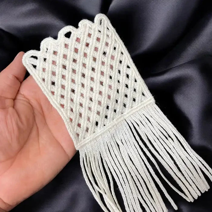Crochet Diamond Mesh Patch | 2pc