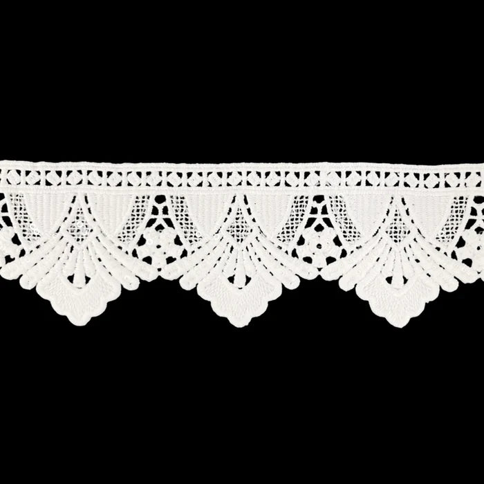 Dahlias Border Sequins Lace | 2 Meter