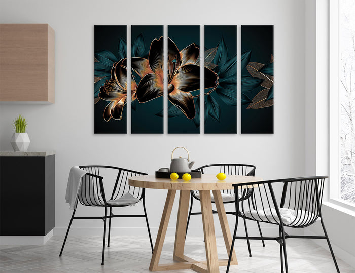 Dark Flower Canvas Print #1334