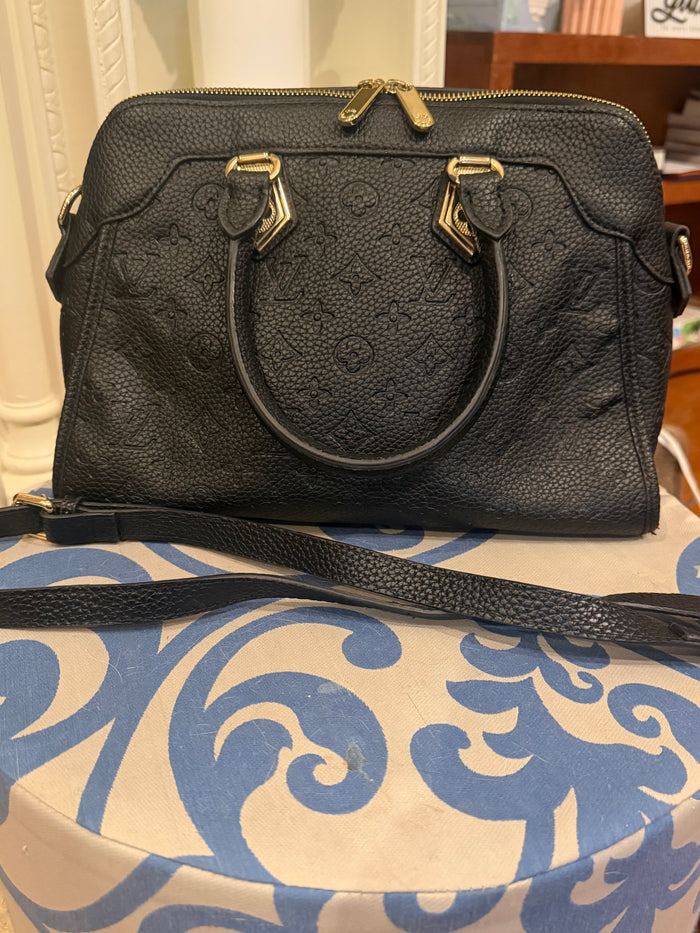 Designer Black leather bag NEW