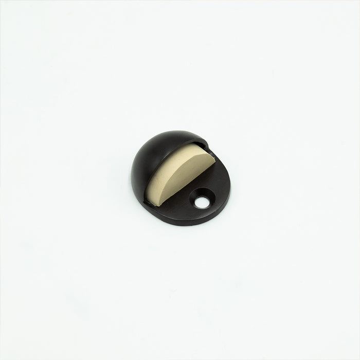 Dark bronze round doorstop