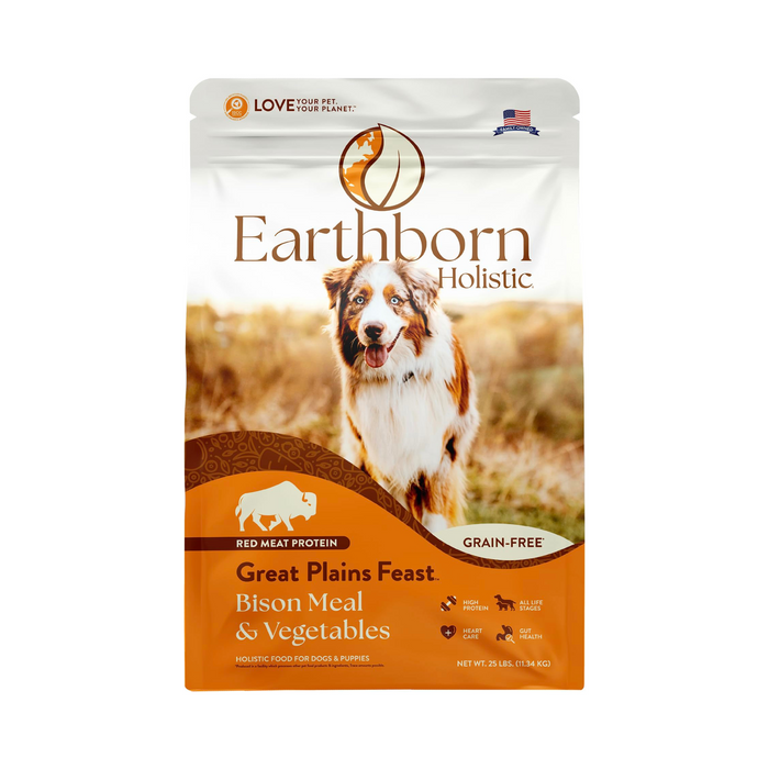 Earthborn Great Plains Feast Bison Meal & Vegetables Dry Dog Food