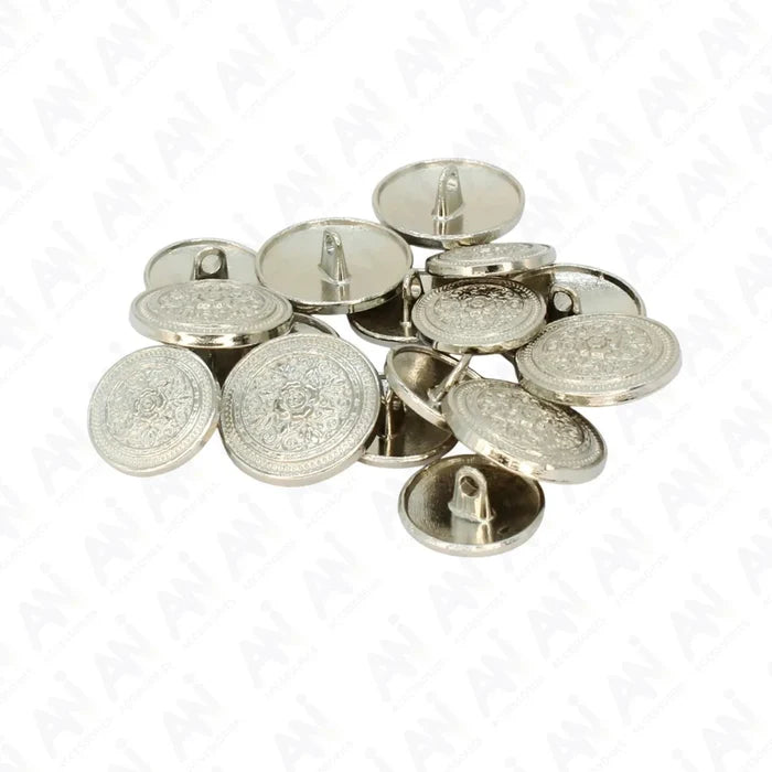 Elegant Design Metal Buttons | 18mm (28L) & 21mm (34L)