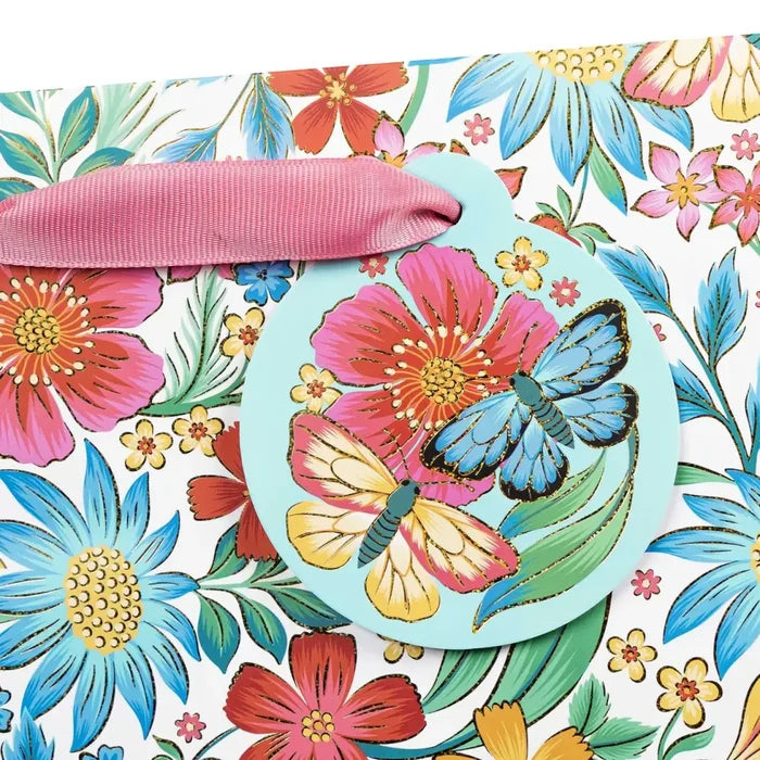 Euro Tote - Medium - Happy Wildflowers
