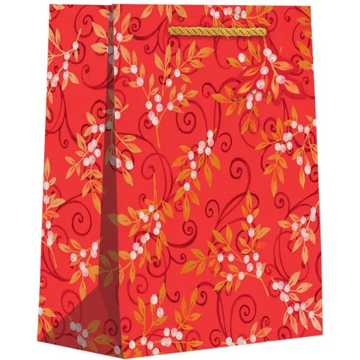 Euro Tote - Medium - Holiday Floral - 6 Count - XMT538