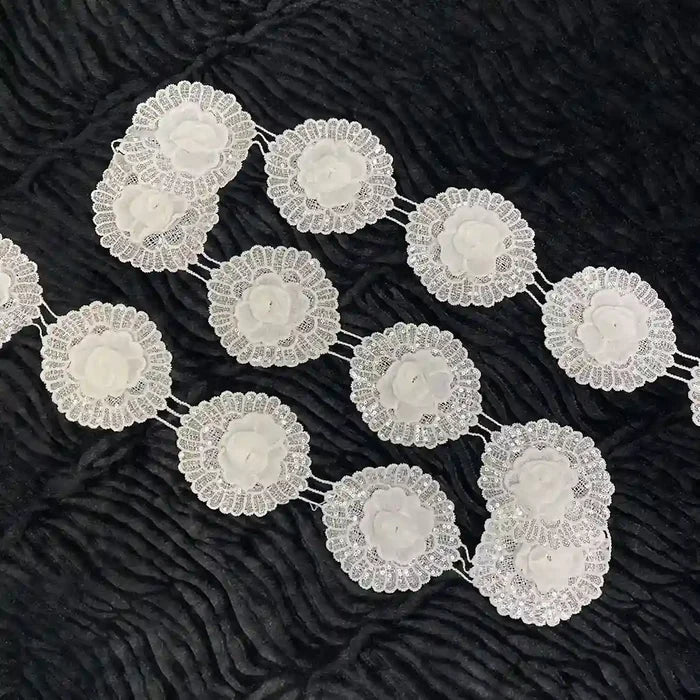 Floral Sequins Lace | 2 Meter