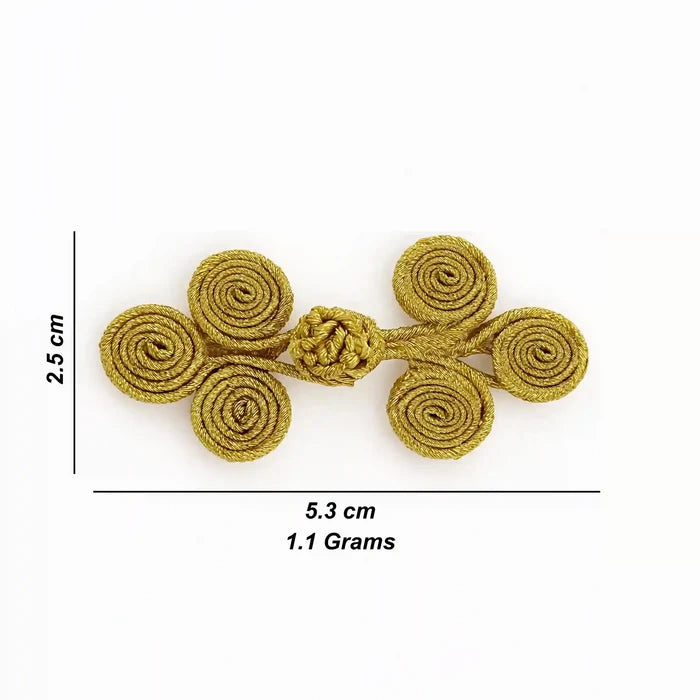 Floral Style Frog Closure Buttons