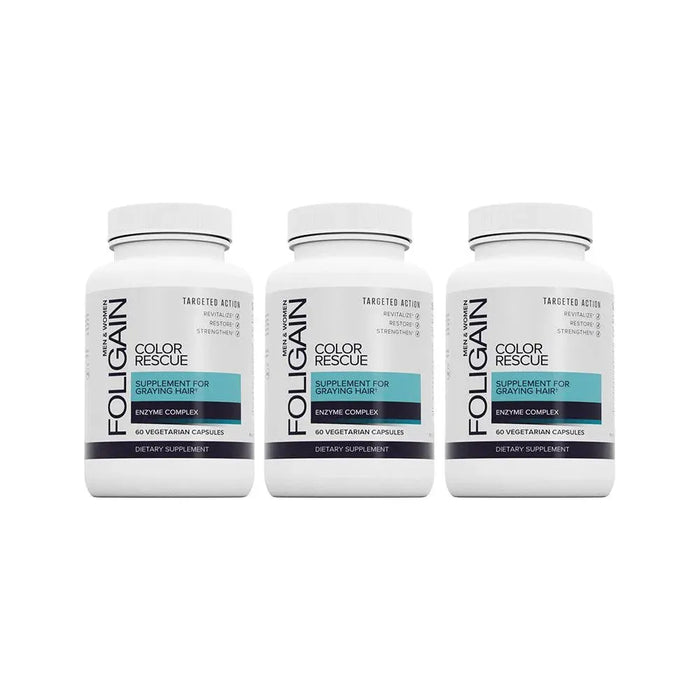 Foligain anti-grey capsules (3-pack) - Hairgivers