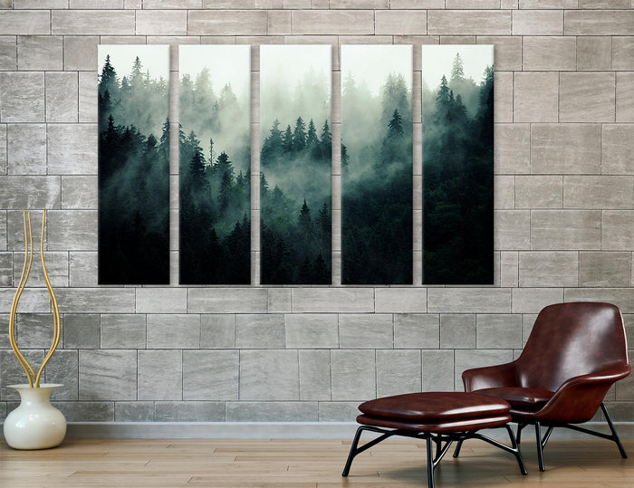 Forest Slope Canvas Print #7578