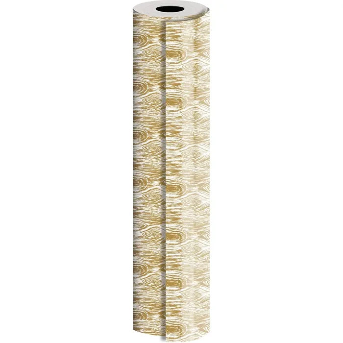 Gift Wrap - Golden Wood Grain (Recycled Fiber) - B592.24.208