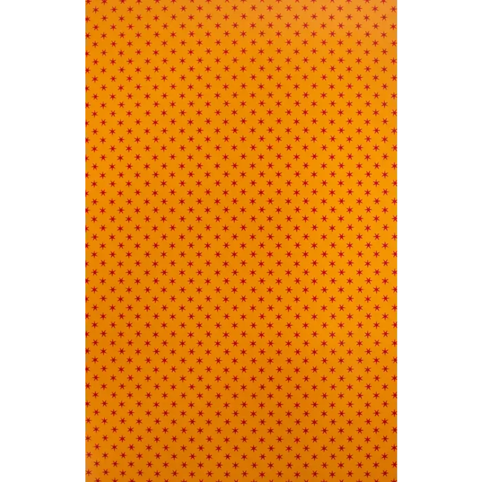 Gift Wrap - GW-9460 -Pink Stars on Coral - 24’’ X