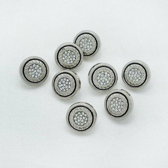 Silver / 13mm(20L) / 50 Buttons