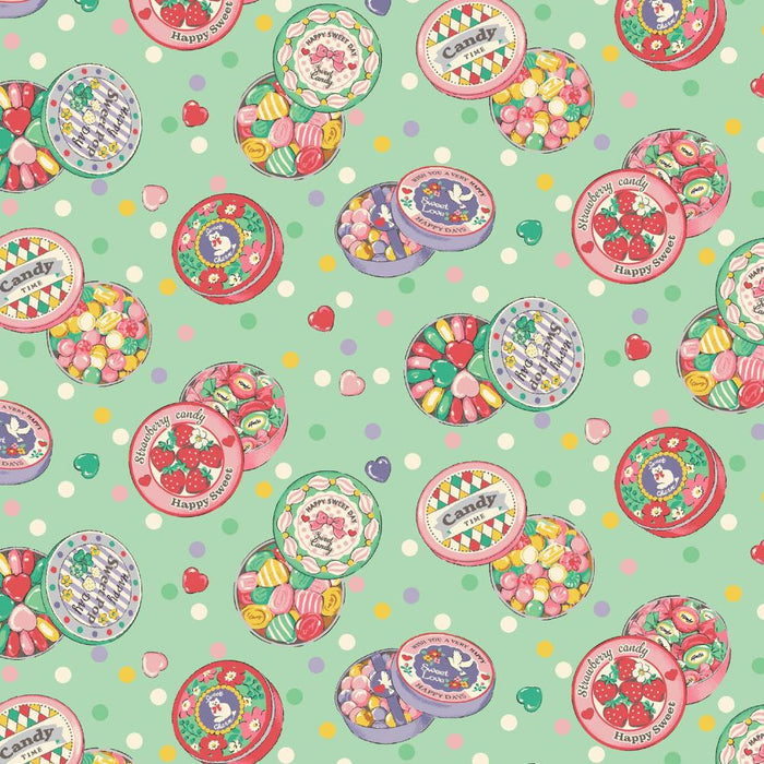 Hello Again 3 - Candy Dots - Mint/Green - Quilt Gate