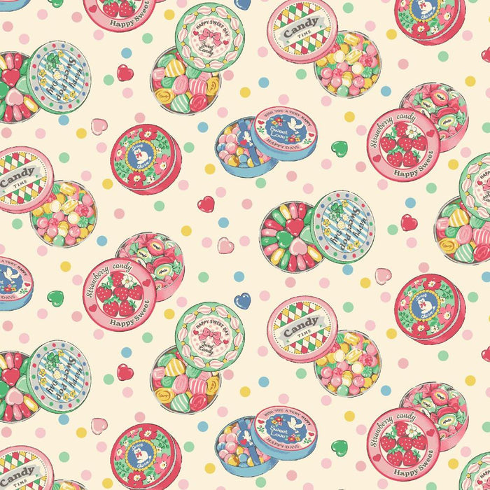 Hello Again 3 - Candy Dots - White - Quilt Gate