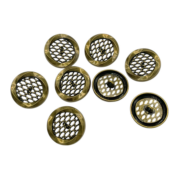 Antique gold / 23mm(36L) / 50 Buttons