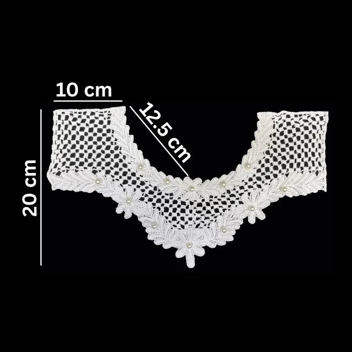 Honeycomb Style Floral Pearl Yoke