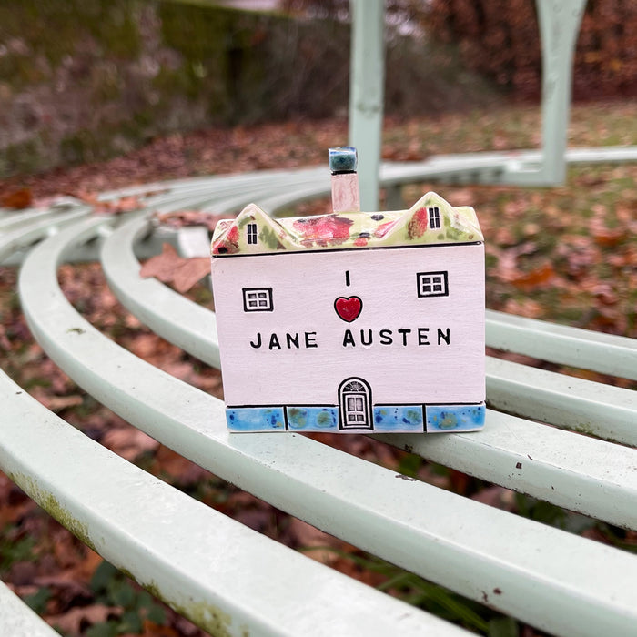"I ❤️ Jane Austen" Ceramic House - Exclusive