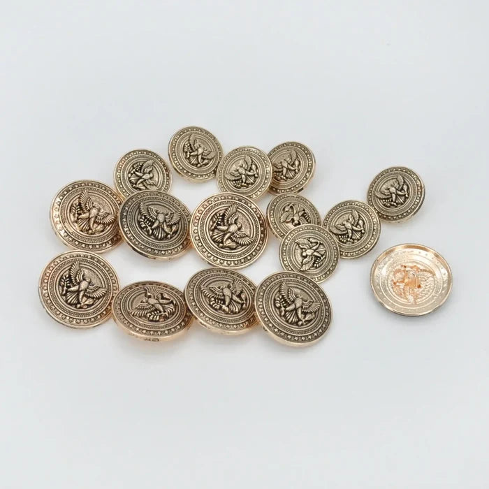Antique gold / 23mm(36L) / 50 Buttons