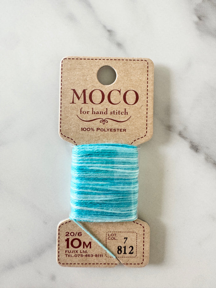 Moco Stitch Thread - Variegated Blue - Moco - Fujix
