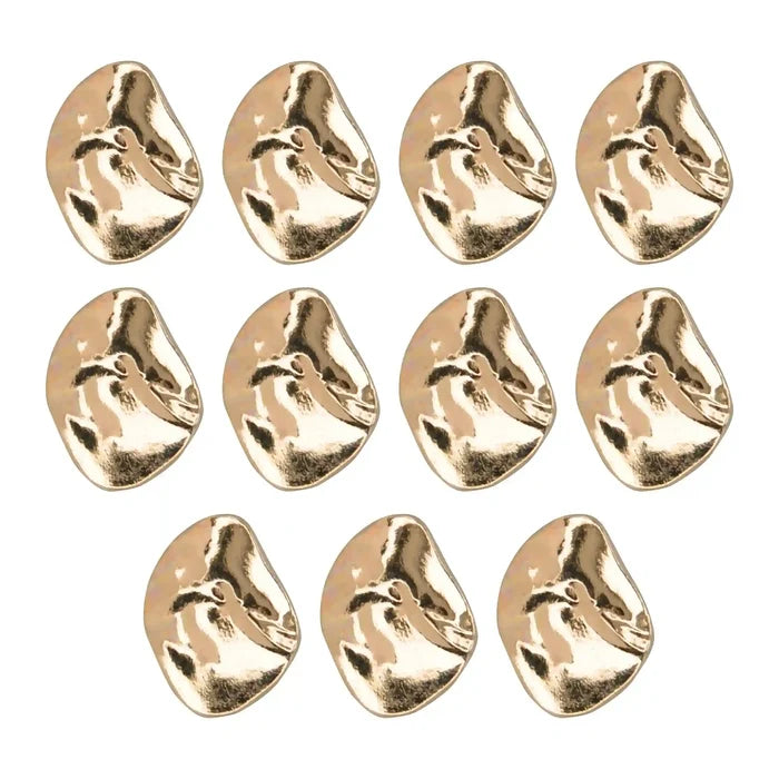 Molten Style Metal Button | 15mm & 18mm
