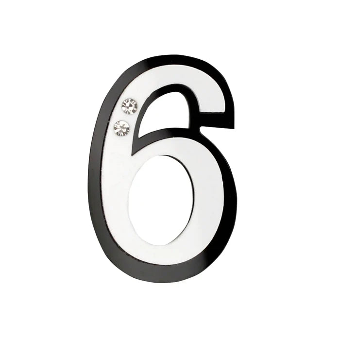 Number 6 Brooch