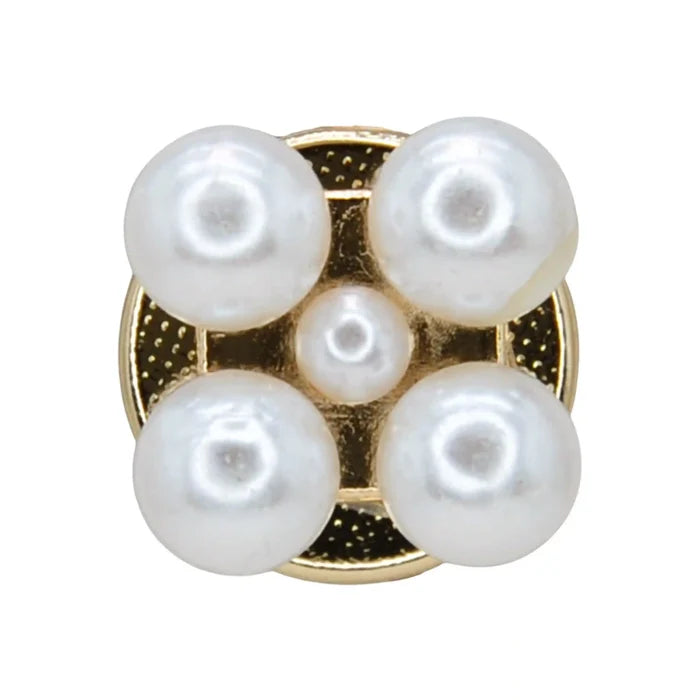 Peral Style Flower Cover Button