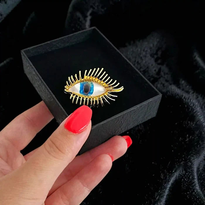 Radiant Eye Pin Brooch