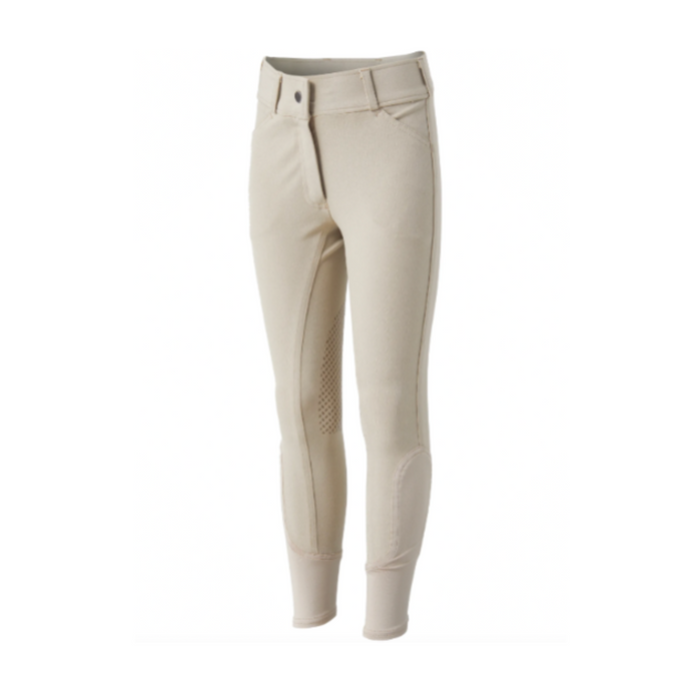 RH Equestrian Ladies Tan Knee Patch Breeches