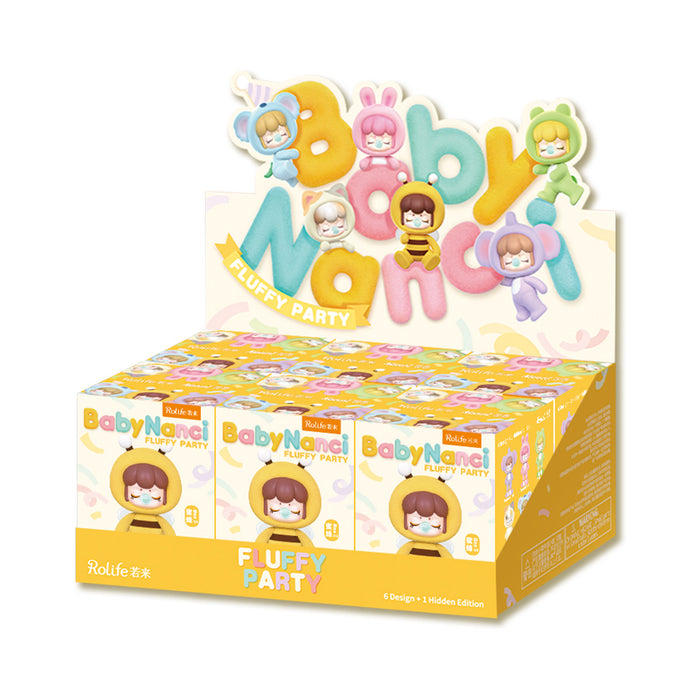 Rolife BabyNanci Fluffy Party Surprise Figure Dolls NCXX six plush figures displayed
