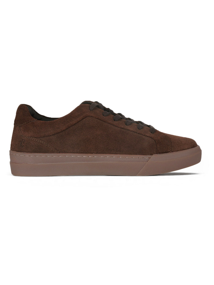 Silva Brown Suede Sneakers | Minimalist Low-Top Retro Footwear |TC-2648CH