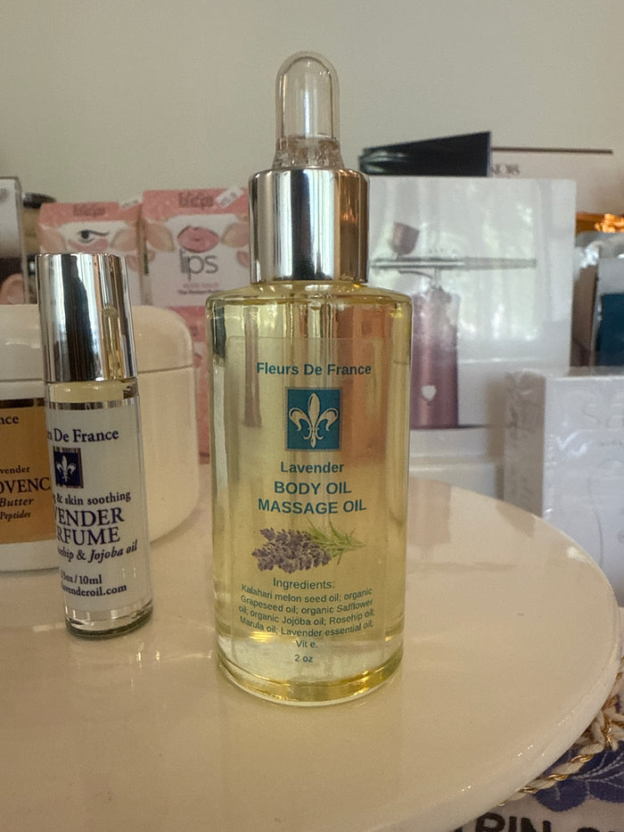 Soothing Lavender Body Oil / Massage oil 4oz