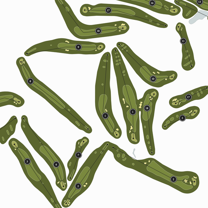 Speidel Golf Club | Golf Course Map | Close Up