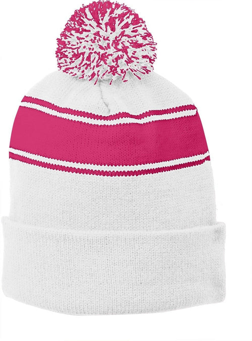 White/Pink Raspberry / OSFA