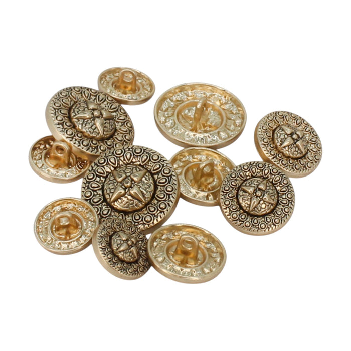 Antique gold / 23mm(36L) / 50 Buttons