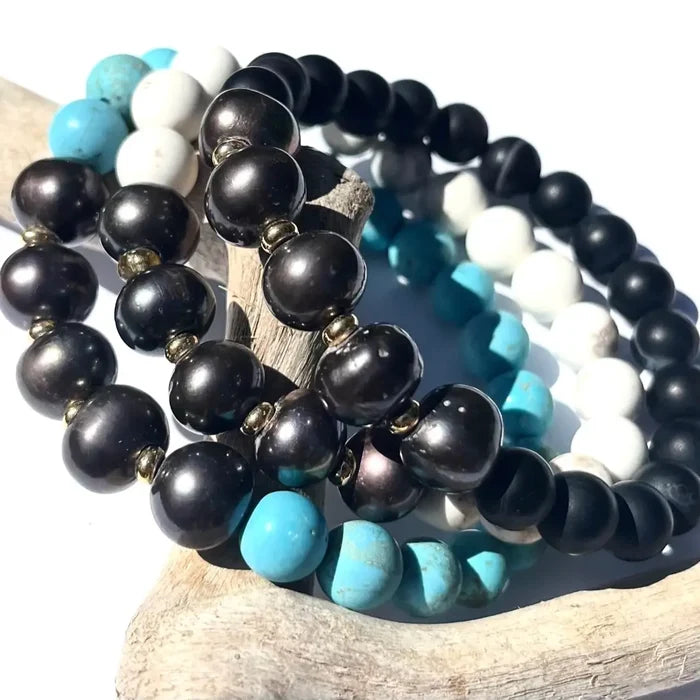 TL JHK Noir Pearl Bracelet