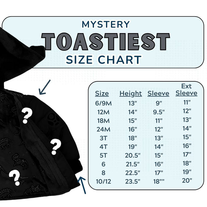 Toastiest Car Seat Coat Different Color per size - FINAL SALE