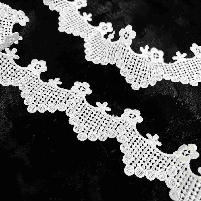 Triangle Shape Floral Cutwork Lace | SKU-K-2/629