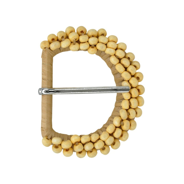 Full-Bead Overlay Straw Buckle
