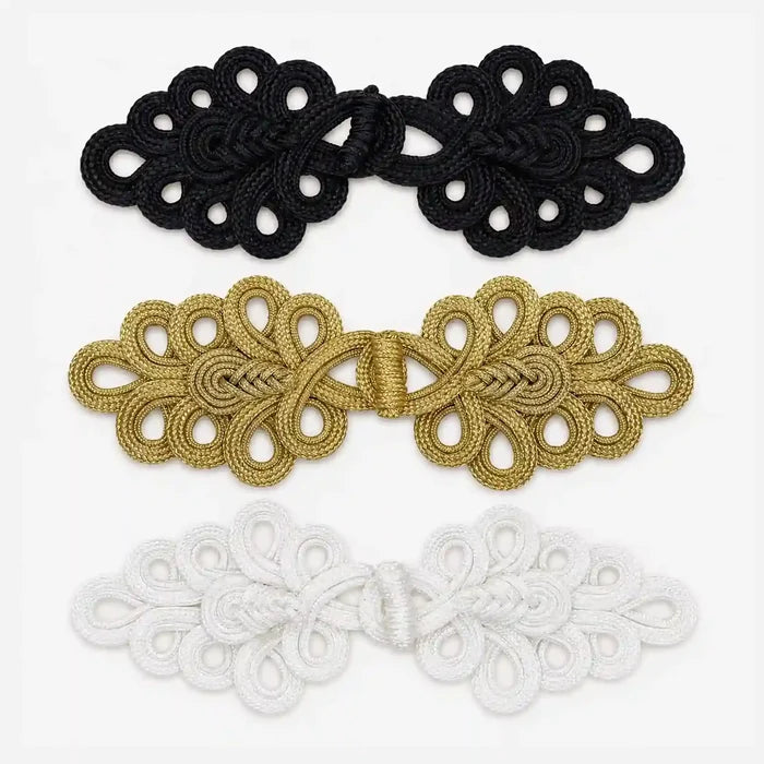 1 Pair Big Size | Intricate Butterfly Pankou Fastener